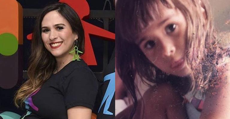 Tatá Werneck relembra clique de infância e diverte seguidores: “Momento que perdi meu dedão”