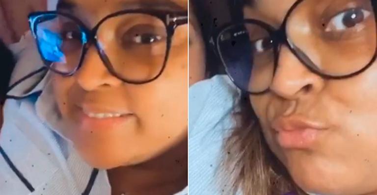Preta Gil surge em registro raro com a neta de quatro anos: ”Hora de dormir”