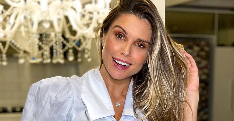 Finalmente! Grávida de 5 meses, Flávia Viana revela nome do segundo filho nas redes sociais