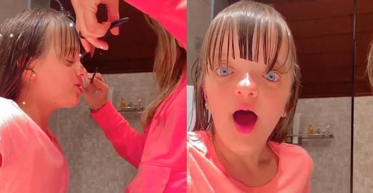 Ticiane Pinheiro ataca de cabeleireira e renova visual de Rafaella Justus: ”Desespero”