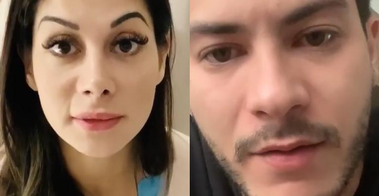 Em áudio vazado, Mayra Cardi revela que Arthur Aguiar contratou garota de programa com dinheiro dela