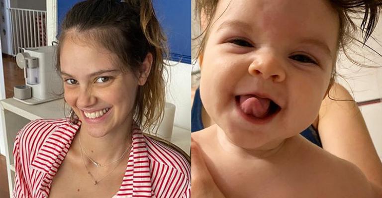 Filha de Laura Neiva encanta a web com penteado ‘maluco’ ao celebrar 6 meses: “Sou apaixonada”