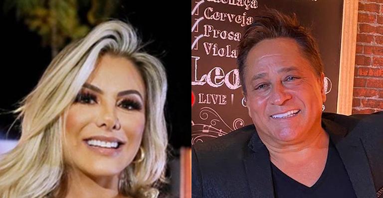 Esposa de Leonardo não se abala com o frio e surge ousada em live do marido: “Que mulher deslumbrante”