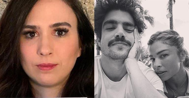 Tatá Werneck tem ataque de sinceridade e cobra Caio Castro após declaração econômica para Grazi Massafera