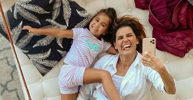 Filha de Deborah Secco rouba a cena ao surgir vestida de caipira: ”Linda demais”