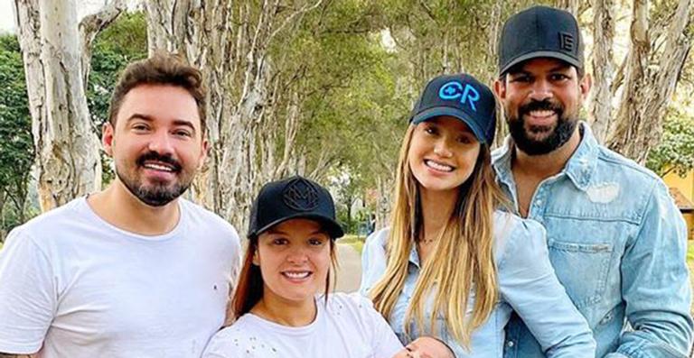 Fofura! Maiara e Fernando Zor posam com filho de Sorocaba e encantam a web: “Afilhadinho”