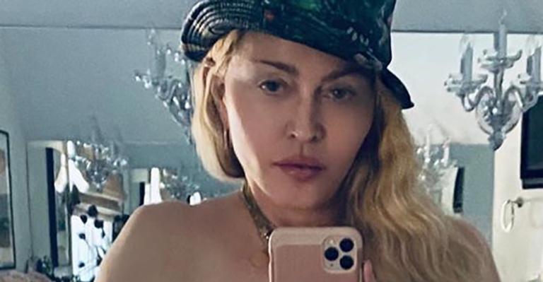 Aos 61 anos, Madonna faz topless em clique ousadíssimo e arranca suspiros: “Corpo maravilhoso”