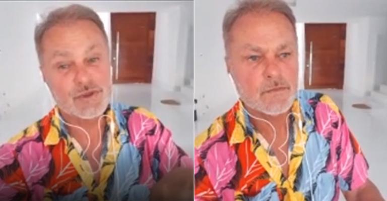 Em live, Kadu Moliterno diz que esposa foi responsável por seu rejuvenescimento: “Estou melhor do que há vinte anos”