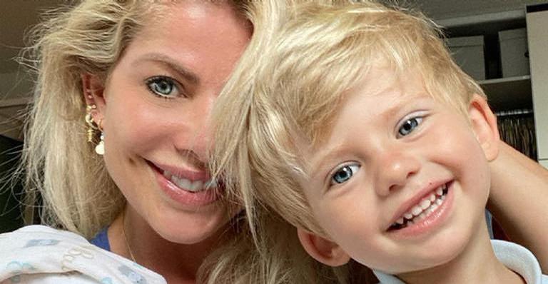 Karina Bacchi surge em cliques e primogênito rouba a cena: “Fofura demais”