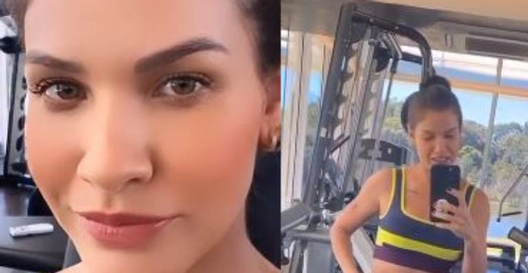 Andressa Suita revela problema com a balança, mas mostra físico impecável: ”Comendo demais”