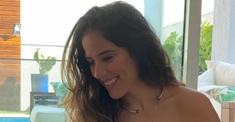 Camilla Camargo surge em clique encantador com seu cachorro de estimação: “Um amor de 4 patas”