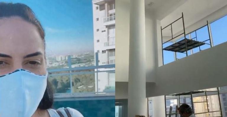 Graciele Lacerda ostenta detalhes e vista privilegiada durante tour pelo novo triplex luxuoso