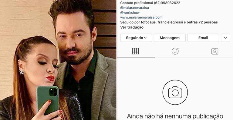 Maiara faz ‘limpa’ nas redes sociais após suposto término com Fernando Zor
