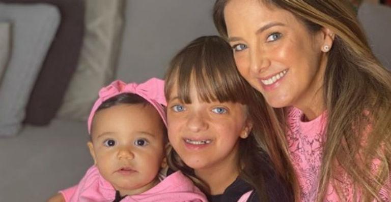 Ticiane Pinheiro divide momento encantador das filhas e comove web: “Dupla maravilhosa”