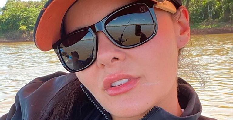 Maraisa mostra boa forma e braços musculosos roubam a cena em dia de pescaria: “Tem que ser rainha”