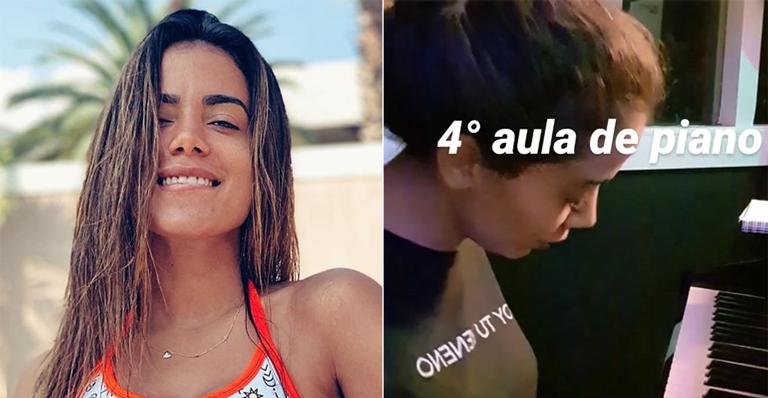 Anitta começa aulas de piano e desempenho impressiona: “Nada mal”