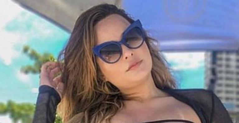 Ousada, Geisy Arruda surge com biquíni cavadíssimo e exibe marquinha indiscreta: “Que saúde”