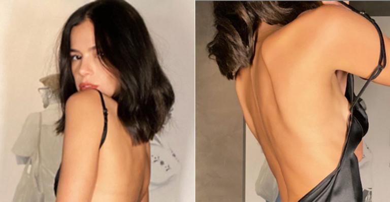 Bruna Marquezine elege vestido sem sutiã e publica sequência de fotos matadora: “Eu me recuso”