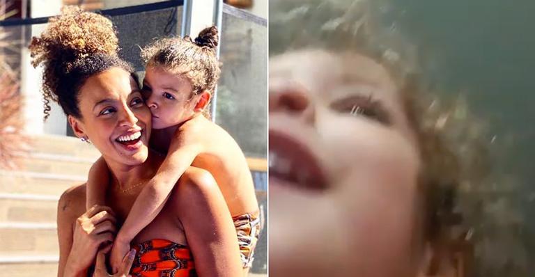 Fofura! Filho de Sheron Menezzes grava vídeo após pegar celular da mãe: “É do Benji”