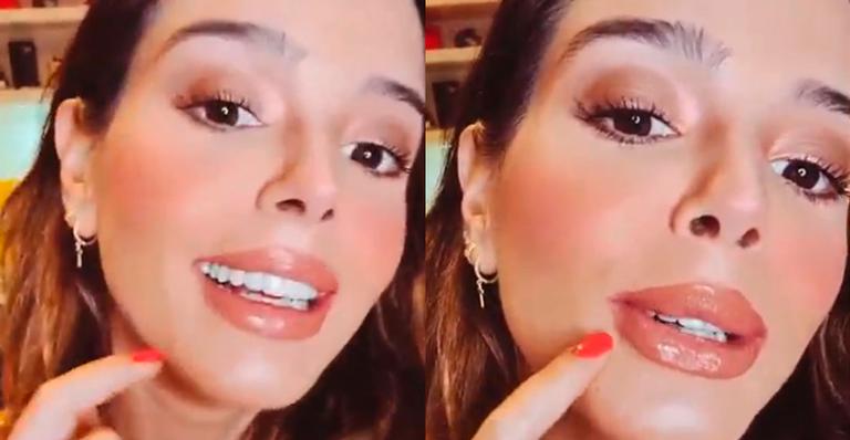 Giovanna Lancellotti surge com bocão e nega preenchimento labial: “Um dia de Kim Kardashian”