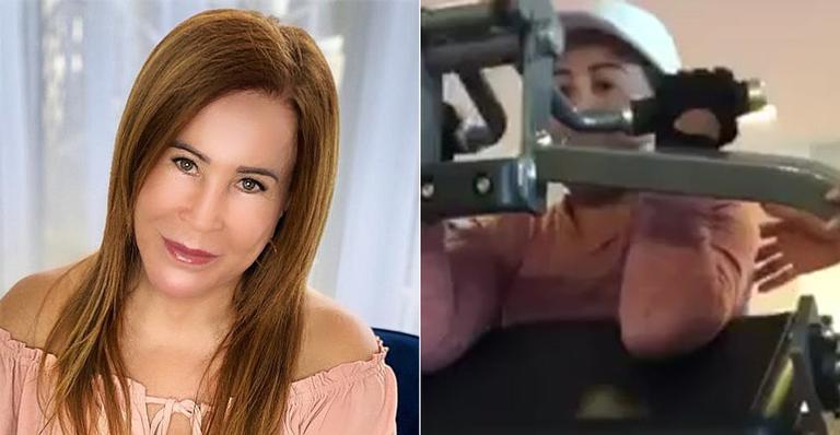 Zilu Camargo retoma rotina fitness após engordar na quarentena: “Já perdi uns três quilos”