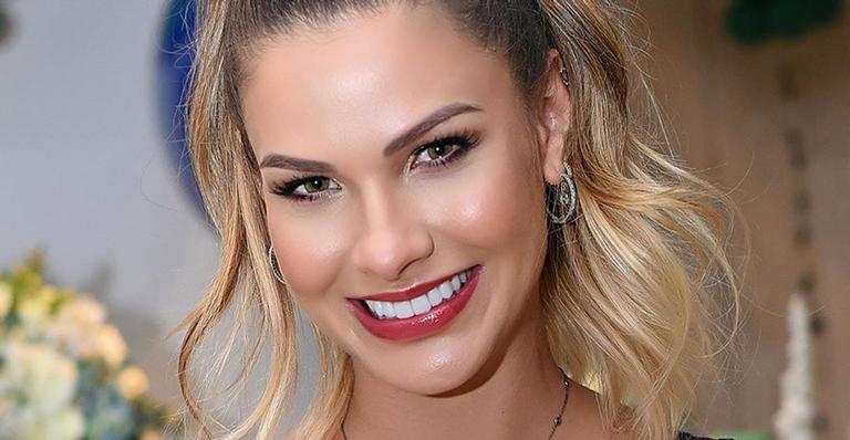 Esposa de Gusttavo Lima usa look de R$ 32 mil no aniversário do filho; veja valores