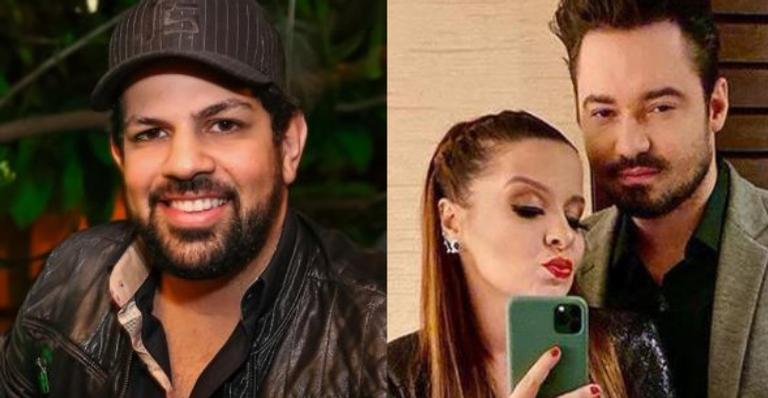 Ao vivo, Sorocaba mostra carinho gigante por Maiara e deixa Fernando constrangido: ”Amo ela!”
