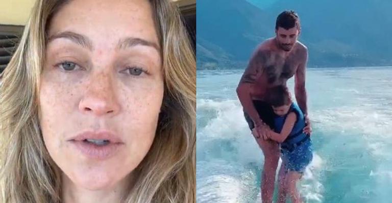Luana Piovani desabafa sobre vídeos dos filhos com Pedro Scooby: “Fico agoniada”
