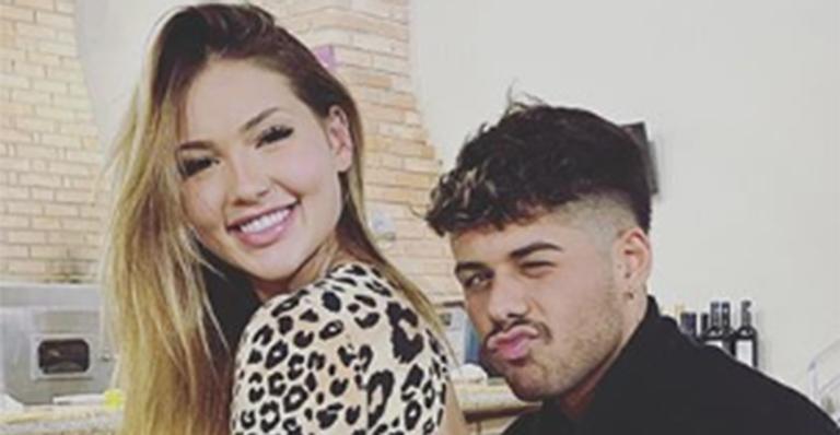 Com a namorada no colo, Zé Felipe comemora primeiro mês de namoro: “Linda de alma”