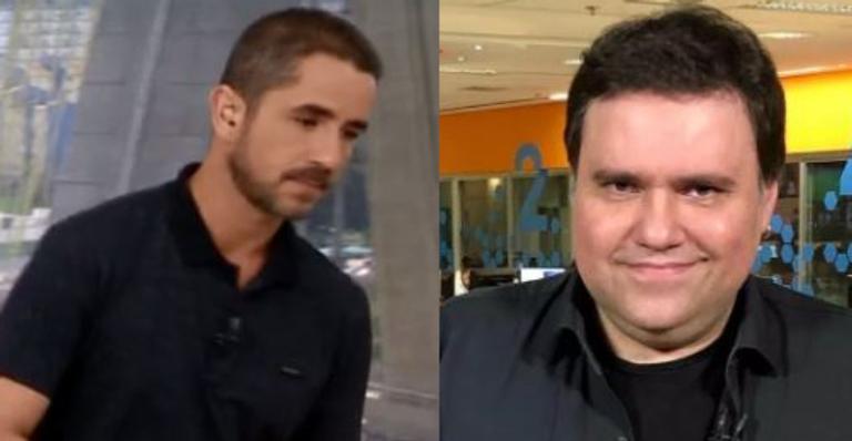 Felipe Andreoli se emociona ao vivo e mostra presente deixado por Rodrigo Rodrigues para amigos