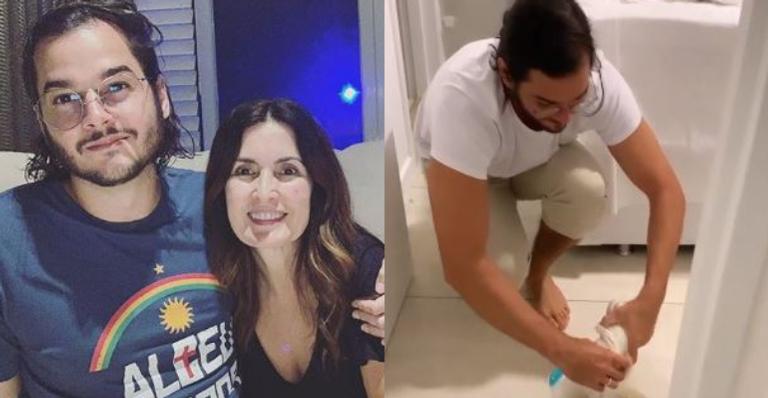 Sufoco! Túlio Gadêlha passa perrengue ao retornar para casa e encontrar quarto alagado: ”Vida real”