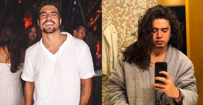 Caio Castro e Whindersson Nunes se divertem em dia de treino: ”Meu modelo”