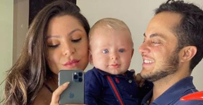 Thammy Miranda comove web com clique especial em família e destaca: ”Escolhidos por Deus”