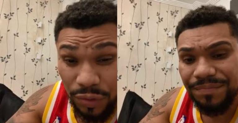 Naldo se emociona após filho ser preso com drogas ilícitas: ”Nem sei o que falar”