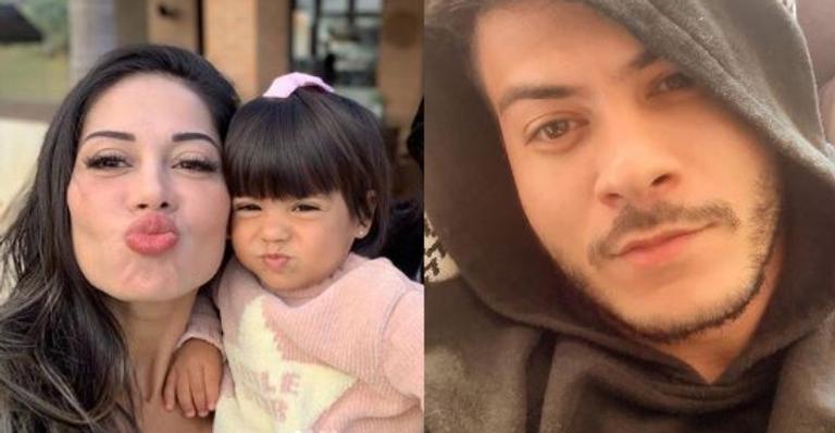 Mayra Cardi deixa polêmica de lado e homenageia Arthur Aguiar no Dia dos Pais