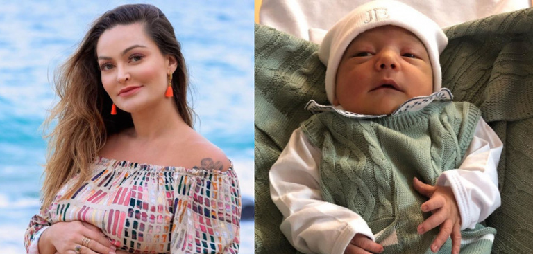 Filho de Laura Keller passa por cirurgia na língua com poucos dias de vida: “Foi necessário”