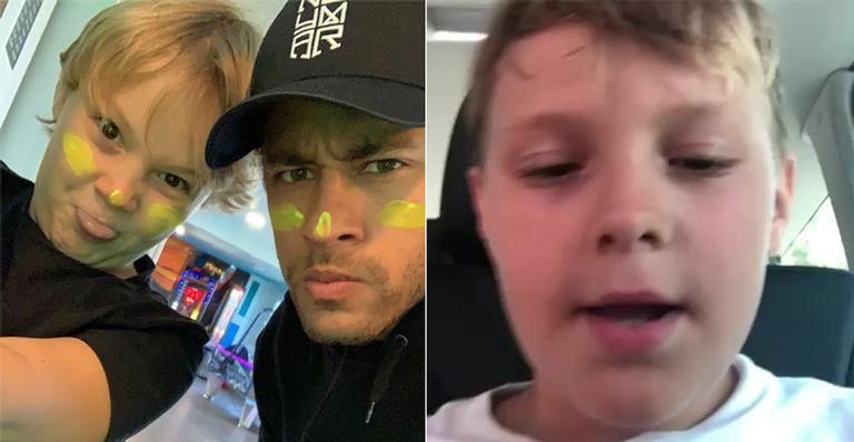 Fofura! Neymar ganha declaração do filho, Davi Lucca, antes de jogo decisivo do PSG: “Te amo”