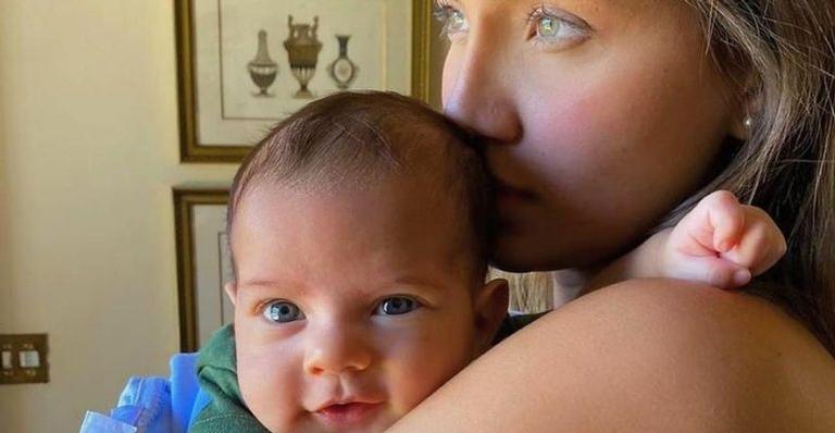 Biah Rodrigues mostra clique fofíssimo com filho, Theo: “Cara do pai”