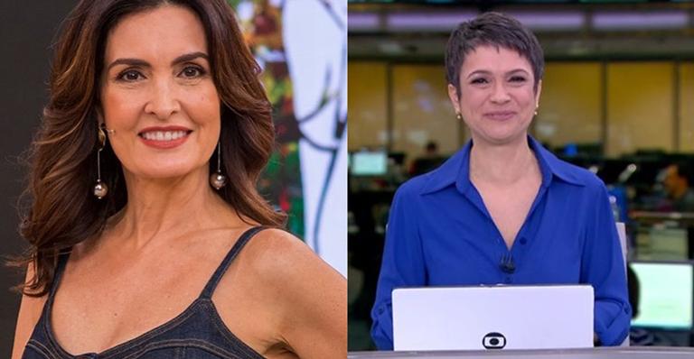 Discreta, Fátima Bernardes se declara para Sandra Annenberg e comove fãs: “Saudades de você”