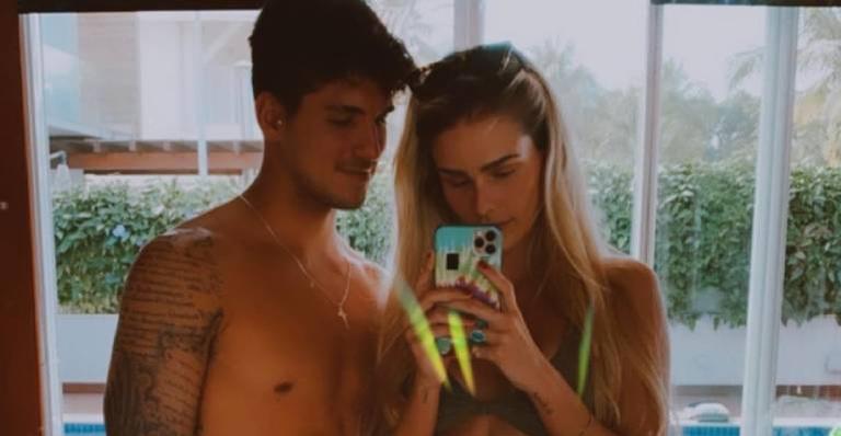 Yasmin Brunet filma Gabriel Medina acompanhado em momento íntimo