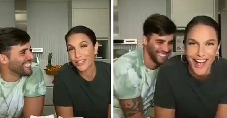 Marido de Ivete Sangalo causa em live e elogia química com a mulher: “Haja água para apagar o fogo”