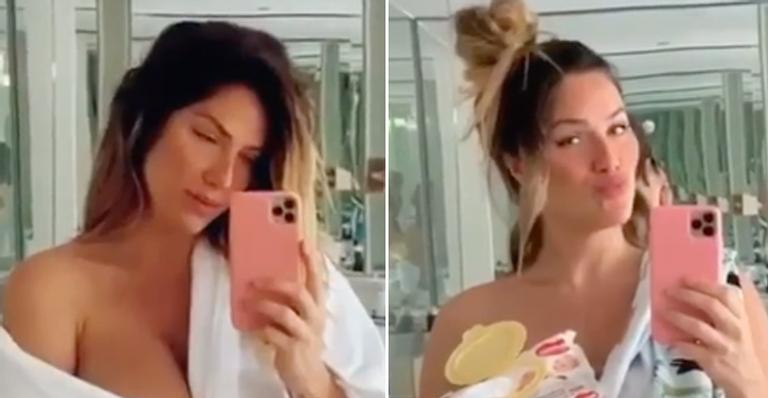 Maternidade real! Giovanna Ewbank tenta sensualizar nas redes, mas é ‘surpreendida’: “Realidade”