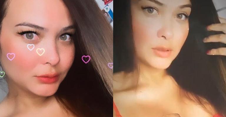 Geisy Arruda aposta em lingerie vermelha e deixa alça cair em clique sensual: “Sextou”