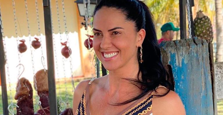 Em véspera de aniversário de Zezé di Camargo, Graciele Lacerda mostra pernões: “Já é o presente dele”