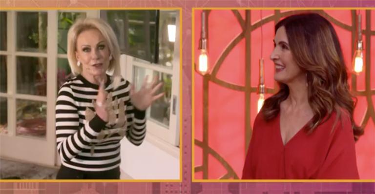 Que climão? Ana Maria Braga e Fátima Bernardes trocam elogios no ‘Encontro’: “Adoro estar com você”