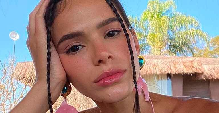 De biquíni, Bruna Marquezine mostra barriga negativa e deixa bumbum em destaque: “Paraíso em pessoa”