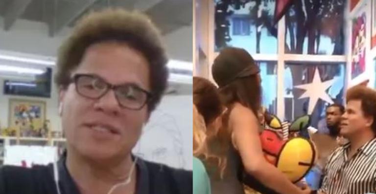 Romero Britto evita perguntas e desabafa sobre vídeo polêmico: ”Nunca presenciei tamanho desrespeito”
