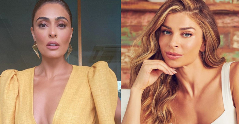 Juliana Paes e Grazi Massafera lamentam ganho de peso durante a quarentena: “5 calças não entram”