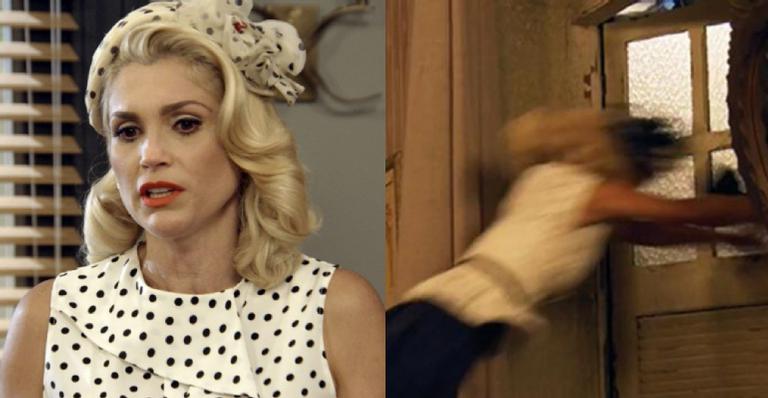 Êta Mundo Bom: Após irritar Candinho, Sandra sai voando pela janela ao levar coice