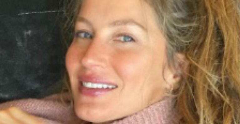Gisele Bündchen ostenta beleza natural em clique e compartilha segredo para se sentir bem